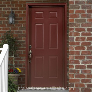 <span class=keywords><strong>Custom</strong></span> <span class=keywords><strong>Design</strong></span> Belangrijkste Stalen Metalen Beveiliging Entree Buitendeur - Product Image 4