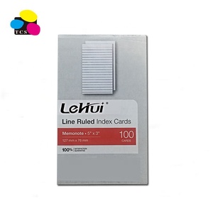 Văn Phòng Văn Phòng Phẩm Mới Trắng Đồng Bằng Trở Lại Quad Lưới Cai Trị 3X5 Inch 100 Lượt Chỉ Số Thẻ - Product Image 3