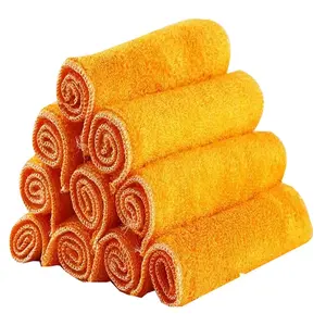 Microfiber Nano bamboo Fiber Dish Cleaning Cloth/Towel for washing multi-purpose cleaning wipes