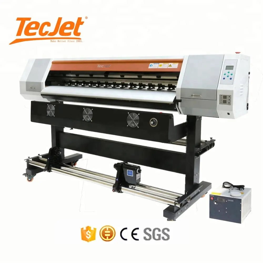 Impressora digital do inkjet do solvente 1.8m, preço da máquina de impressão digital para foto, bandeira, vinil, tela