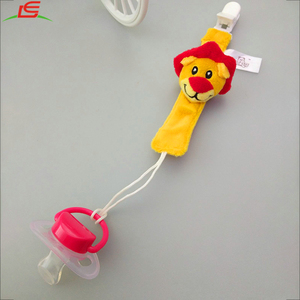 Haute qualité animal dents <span class=keywords><strong>jouets</strong></span> en peluche bébé jouet En Peluche en peluche avec sucette - Product Image 4