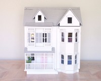 Maison de poupée miniature 1:12 en bois, kit de maison à construire soi-même
