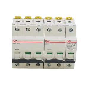 MCB ic65 mô hình thu nhỏ ngắt mạch 1P 2P 3P 4P LW thương hiệu lw60 1P - Product Image 6