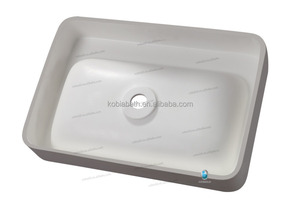 K-S1005 Reino Unido Diseño arylic resina no tóxica Fundido lavabos de Piedra - Product Image 5