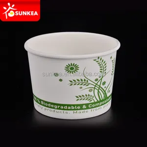 Disposable Paper Soup Cup / Paper Container For Hot And Sour Soup