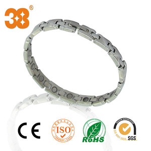 <span class=keywords><strong>2000</strong></span> <span class=keywords><strong>Gauss</strong></span> Meilleur Bracelet magnétique Hommes Or Argent Acier inoxydable - Product Image 2