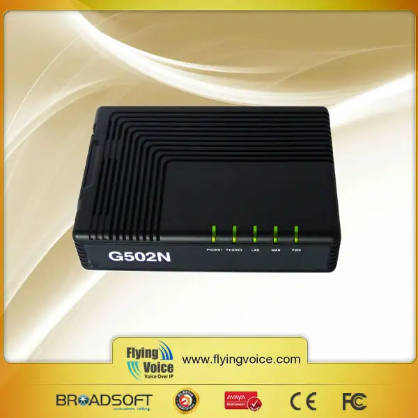 Voip ATA 2FXS Adaptor Telepon Analog, dengan VPN(L2TP ,PPTP) dan Router NAT, Kualitas Suara Tinggi