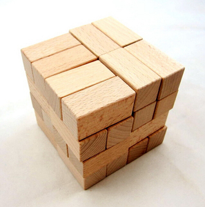 Khối Gỗ Chà Nhám Mịn Đồ Chơi Xếp Chồng Hình Chữ Nhật, Khối Xây Dựng Mầm Non - Product Image 3