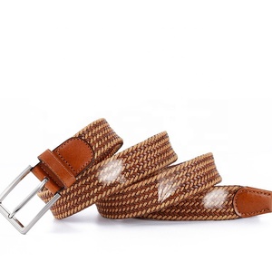 Cintura intrecciata fatta a mano con cintura <span class=keywords><strong>in</strong></span> <span class=keywords><strong>pelle</strong></span> da uomo di nuovo arrivo - Product Image 3