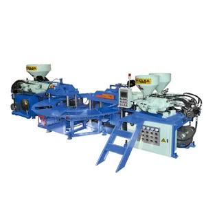 Automatische Pvc Drie Kleur Bovenste Molding Machine Plastic Making Machine