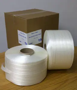 Polyester Cord Strap 19mm Polyester Composite Webbing Cord Strap For Pallet Packing