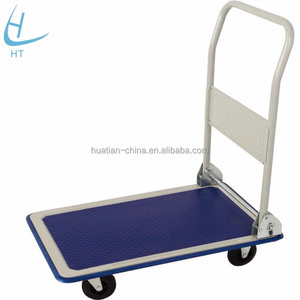 Plataforma de servicio pesado Camión de mano PH1501 150KG Capacidad Plataforma de carga grande Ruedas de 4 pulgadas Marco de acero duradero Uso en almacén - Product Image 1
