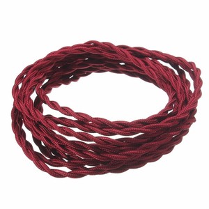<span class=keywords><strong>2</strong></span> Core 0.75mm multicolor torcedura trenzado tela flexible del alambre del cable eléctrico Cable de iluminación de luz colgante - Product Image 5