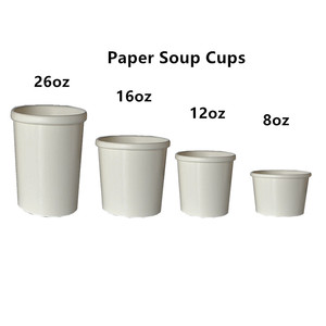 Custom design zuppa da asporto ciotola di carta con coperchio logo stampato usa e getta <span class=keywords><strong>pasta</strong></span> bowl per asporto fast food imballaggio di carta ciotole