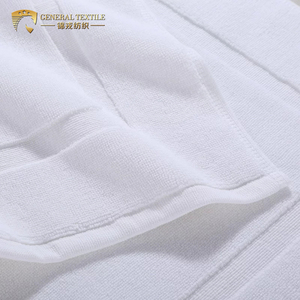 Tapis de bain en coton blanc éponge pour hôtel, serviette de bain pour les pieds, serviette de sol pour salle de bain - Product Image 4