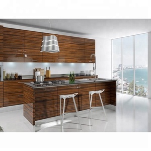 High end grigio scuro <span class=keywords><strong>cucina</strong></span> armadio da <span class=keywords><strong>cucina</strong></span> di stoccaggio <span class=keywords><strong>con</strong></span> piano in legno - Product Image 6