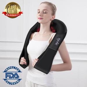 OEM Welcome Shiatsu Nacken-Schulter <span class=keywords><strong>massage</strong></span> gerät mit Infrarot-Heizgurt-<span class=keywords><strong>Massage</strong></span> gerät - Product Image 1
