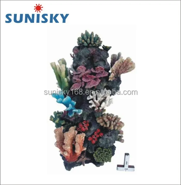 Aquarium Polyresin Coral Decoration Large Artificial Coral for Tank