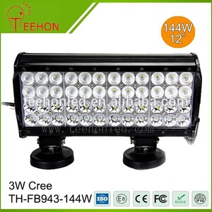 12 pulgadas atv coche llevó la barra ligera 24 v llevó la barra ligera niebla 144 w led <span class=keywords><strong>de</strong></span> la barra <span class=keywords><strong>de</strong></span> aluminio - Product Image 1