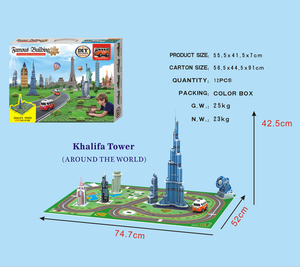 <span class=keywords><strong>Puzzle</strong></span> <span class=keywords><strong>3D</strong></span> <span class=keywords><strong>en</strong></span> papier de la <span class=keywords><strong>Tour</strong></span> <span class=keywords><strong>Eiffel</strong></span>, modèle architectural <span class=keywords><strong>3D</strong></span> - Product Image 6
