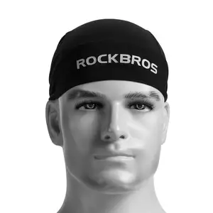 Rockbros boné masculino para ciclismo, gorro de secagem rápida masculino para esportes ao ar livre, para corrida, à prova de vento