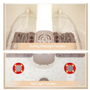 Aprobación <span class=keywords><strong>CE</strong></span> DE LUJO automática pie baño Spa masajeador con calentador de agua