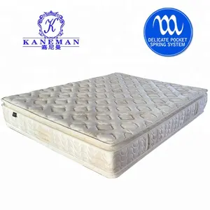 High quality luxury bed sleep well queen king size 5 star hotel latex memory foam pocket coil spring mattress