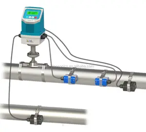 Modbus TSONIC TUF-2000F2 Flange Jenis Minyak Air Ultrasonik Flow Meter Pemancar Nirkabel