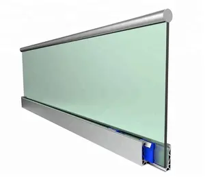 Alluminio channel per ringhiera in vetro