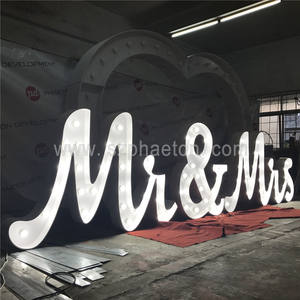 Super luminoso decorazione di cerimonia nuziale grande alfabeto <span class=keywords><strong>lettere</strong></span> tendone ha condotto la luce <span class=keywords><strong>lettere</strong></span> - Product Image 4