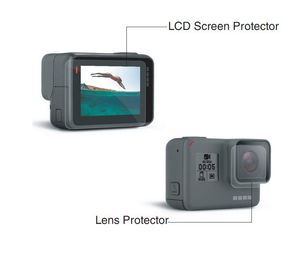 2020 Chất Lượng Cao Siêu Rõ Ràng Ống Kính LCD Bảo Vệ Màn Hình Phim Bảo Vệ + Chống Thấm Nhà Ở Glass Đối Với GoPro Hero5 Máy Ảnh - Product Image 3
