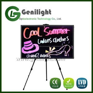 LED Menú Junta 60x40 cm Mensaje Sign pantalla de escritura de neón Fluorescente de borrado en seco - Product Image 4