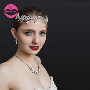 100% hecho a mano diadema de princesa de diamantes de imitación de cristal diadema nupcial boda accesorios para el cabello - Product Image 6