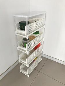Multipurpose and Versatile <strong>Slim</strong> Side Rack <strong>Shelf</strong> with Lid - Product Image 2