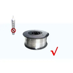 0.8mm dia.030 1 kg/cuộn nhựa ống chỉ khí không có thông lượng-cored MIG hàn dây E71T-GS 440 điểm nóng chảy nhà máy trực tiếp OEM/ODM - Product Image 1