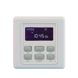 110-220V 7 Tage programmier barer elektrischer digitaler Timer-Schalter mit 20 Ein/Aus-Einstellungen pro Tag