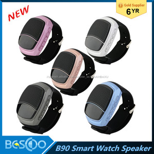 B90 Altavoz Bluetooth Manos Libres de Llamadas Playing Card TF FM Radio Inalámbrico Altavoces Reloj Inteligente Visualización - Product Image 1