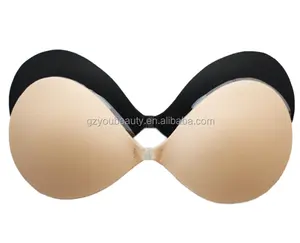 High quality nude mature cloth free adhesive invisible silicone bra