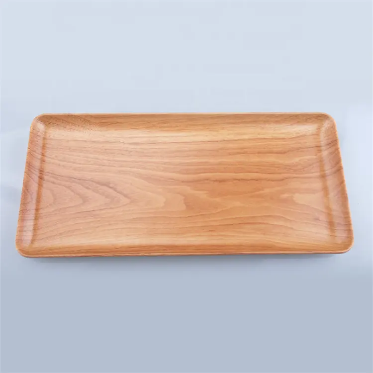 Food Grade 100% Melamine Wholesales Custom Wood Pattern Melamine Tray