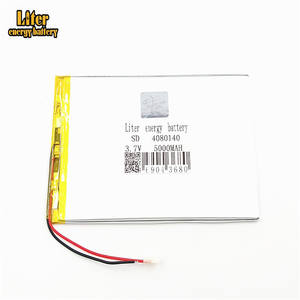 Wholesale ultra thin 4080140 5000 mAh LiPo battery <strong>3</strong>,7 V rechargeable lithium ion polymer - Product Image 2
