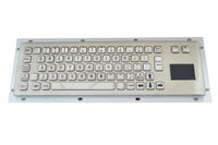 Clavier mécanique imperméable de kiosque en métal industriel de 65 touches avec le touchpad ou la boule de commande