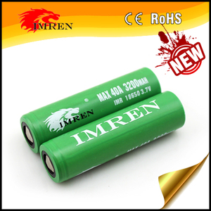Imren الأخضر 18650 بطارية 3200 مللي أمبير 40a 3.7 فولت خلية بطارية ليثيوم أيون قابلة بطارية السيارات - Product Image 4
