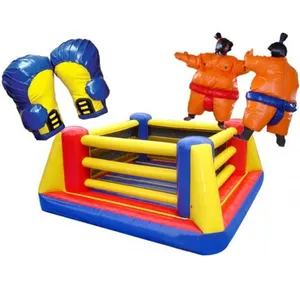 Lucu Indoor Outdoor Inflatable Sumo Ring Tinju/Inflatable Ring Gulat/Inflatable Pertempuran Lapangan untuk Dijual