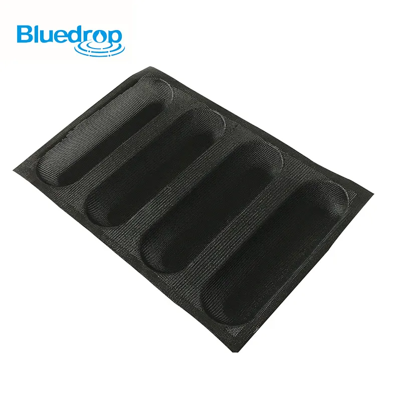 Moldes oblongos de silicone, formas de silicone oblongas para cães, itens de malha perfuradas