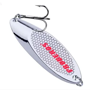 Isca de pesca fulljion, isca de metal, para pesca, com estêncil