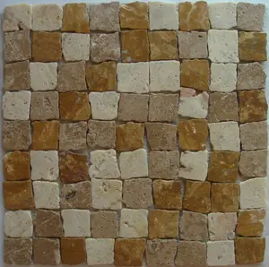 Piastrelle in Marmo Italiano con Superficie Anticata e Bordi Irregolari 10mm Design Moderno <span class=keywords><strong>a</strong></span> Parquet per Interni e Mosaici per Appartamenti - Product Image 3