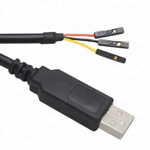 1.8M FTDI USB TTL-232R-RPI FT232 TTL-232R-3V3 USB to TTL 4Pin Module Converter UART FTDI RS232 Serial Cable