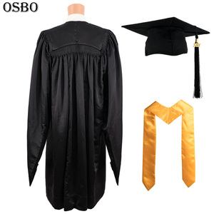 Fábrica <span class=keywords><strong>de</strong></span> venta directa moda maestro adulto graduación <span class=keywords><strong>batas</strong></span>, graduación soltero vestido, vestido académico - Product Image 2