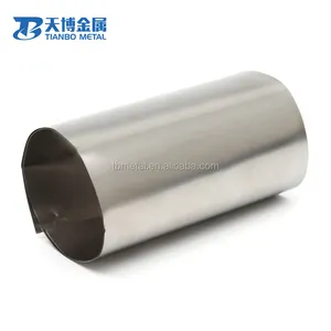 Gr1 Gr2 Gr5 0.1 Mét Titanium Foil Titanium Strip Mỏng Trong Cuộn Dây Để Bán Trong Kho Nhà Sản Xuất Baoji Tianbo Công Ty Kim Loại