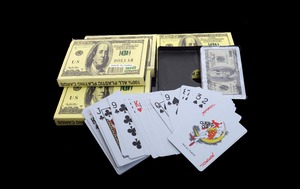 Cartes <span class=keywords><strong>de</strong></span> <span class=keywords><strong>poker</strong></span> <span class=keywords><strong>de</strong></span> qualité supérieure, avec motif dollar, pour les jeux - Product Image 5